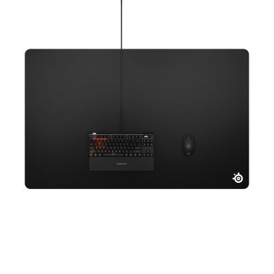 3. Steelseries QcK+ Mauspad 450x400x2mm (Schwarzer Stoff)