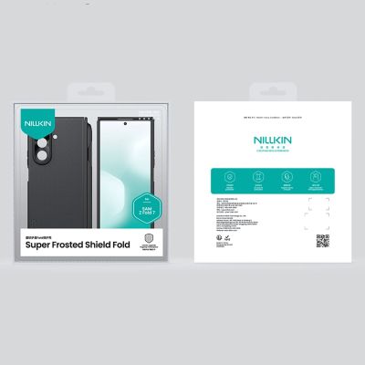 18. Nillkin Super Frosted Shield Fold Magnetische Schutzhülle für Samsung Galaxy Z Fold 7, MagSafe-kompatibel, mit S Pen Space – Schwarz