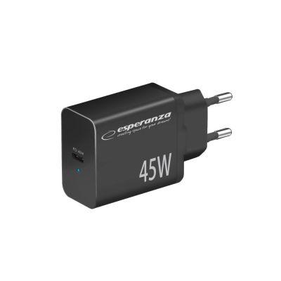 4. ESPERANZA 45W USB-C PD Wandladegerät EZC108K