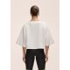 3. Casall Aria Cropped Boatneck Damen-T-Shirt Weiß