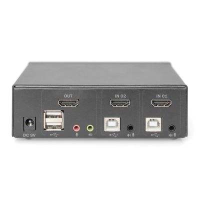 3. DIGITUS KVM-Switch mit 2 HDMI-Anschlüssen, 4K 30Hz DS-12870