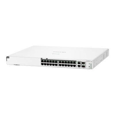 3. Aruba Instant On 1960 24G 20p Class4 4p Class6 PoE 2xGT 2SFP+ 370W Managed L2+ Gigabit Ethernet (10/100/1000) PoE-Unterstützung 1U Weiß