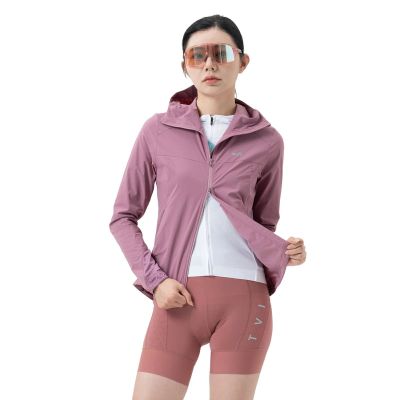 2. Rockbros YPW079 TVI Damen-Radjacke mit Kapuze, Größe S – Rosa