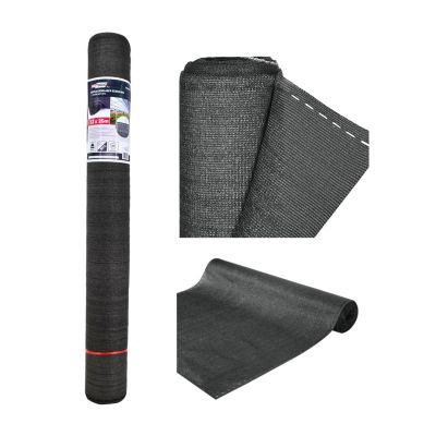 3. AW Schattiernetz 140 g 1,2 x 25 m grau UV 80 %