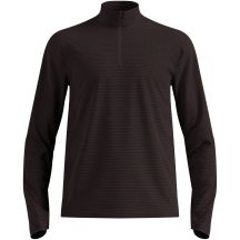 Herren Midlayer mit Stehkragen Odlo Mid layer 1/2 zip ESSENTIAL THERMAL, braun