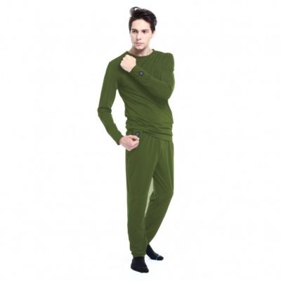 7. GLOVII Beheizbare Universal-Hose Grün S