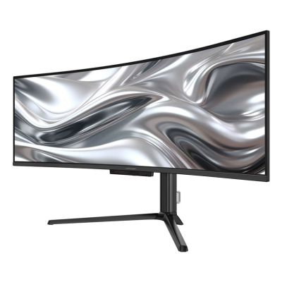 4. Monitor 124,46 cm (49") LC-Power LC-M49QCO gebogen VA+DP+2xHDMI+RJ45