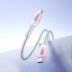 10. Joyroom S-A42 Crystal-Clear Series 60W USB-C – USB-C-Kabel 1,2 m – Weiß