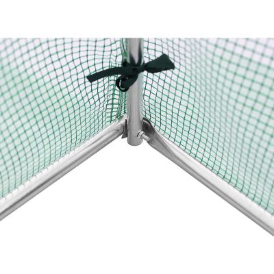 5. Gewächshaus-Gartentunnel 200x200x200CM PE-Grünstahlkonstruktion