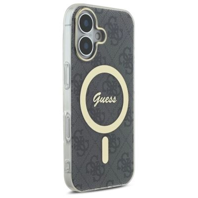 4. Guess IML 4G MagSafe Hülle für iPhone 16 - Schwarz