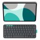 5. Logitech FLIP FOLIO Hülle - GRAPHIT USA, iPad Pro 11" (M4), iPad Air 11" (M2, M3, 5. Generation)