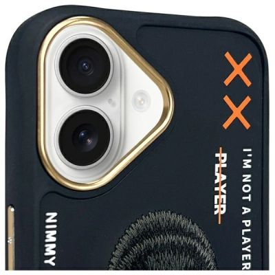 3. Nimmy Cool&Cute 2.0 Monkey Hülle für iPhone 16 - Schwarz