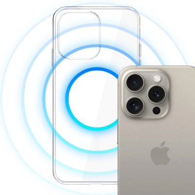 11. 3mk Clear MagCase Hülle für Apple iPhone 15 Pro Max – transparent