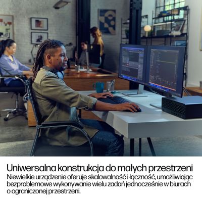 262. HP EliteDesk 8 SFF G1i AI, Intel Core Ultra 5 235, 16 GB DDR5-SDRAM, 512 GB SSD, Windows 11 Pro PC, Schwarz