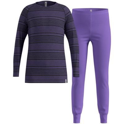 3. Thermounterwäsche - Odlo Set lang ACTIVE WARM SET Größe 152cm Schwarz