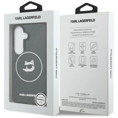 8. Karl Lagerfeld IML Repeated Choupette MagSafe Hülle für Samsung Galaxy S26 - Schwarz