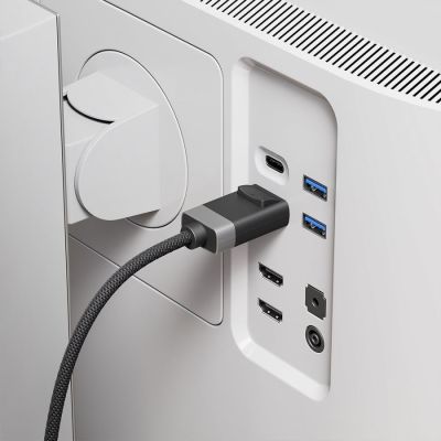 4. ALOGIC FUDP2-SGR DisplayPort-Kabel 2 m Grau, Schwarz
