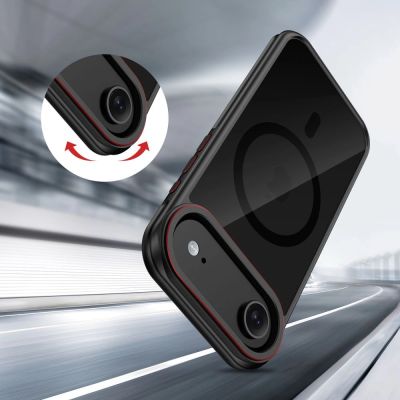 6. Tech-Protect MagHybrid MagSafe Hülle für iPhone Air – Schwarz und Rot