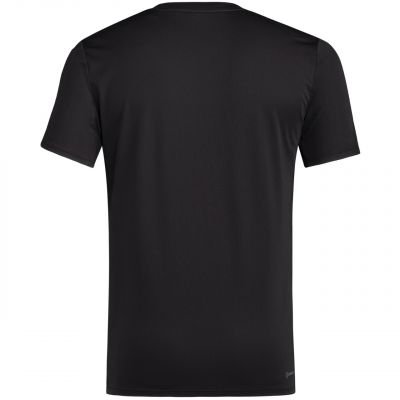 2. Herren adidas Train Essentials 3-Streifen Trainings-T-Shirt Schwarz IB8150