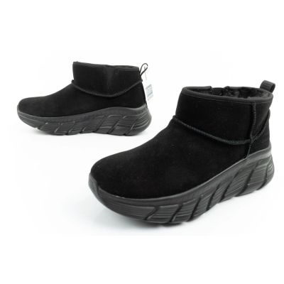 8. Skechers Damen Winterstiefel Isolierte Lederstiefeletten