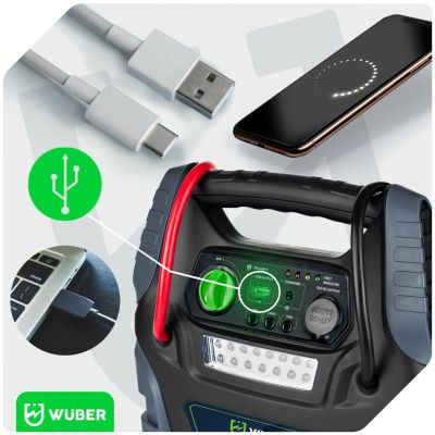 12. Boosterkompressor 5 in 1 mit Anlauffunktion W14270 WUBER