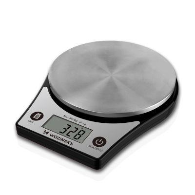 2. Wozinsky WAK-651 Küchenwaage mit LCD-Anzeige bis 5 kg – Schwarz