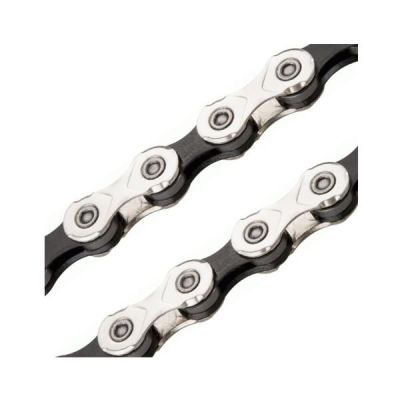 KMC Chain X10, 116 Glieder, silber-schwarze Folie