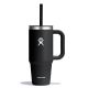 Hydro Flask 24 Oz All Around Reisebecher (710 ml) - schwarz