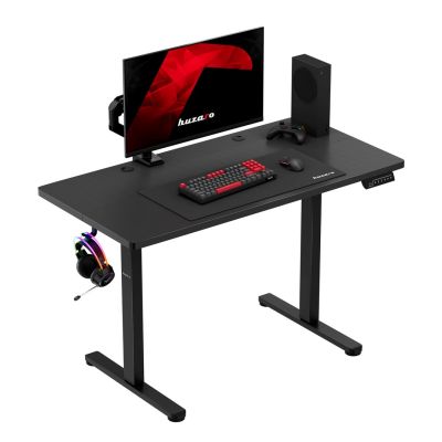 17. Huzaro Hero 8.1 Schwarzer Gaming-Schreibtisch