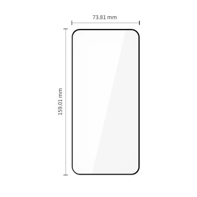 2. Tech-Protect Glass Fit+ 2er-Pack Schutzglas für Xiaomi Redmi Note 15 Pro 5G – Schwarz