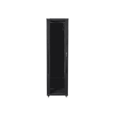 3. Langberg FF01-8837-12B Einzelschrank (37 HE; 19 Zoll; 1833 mm / 800 mm / 800 mm; Standgerät; Vollglas; 800 kg; schwarz)