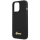 6. Guess GUHCP13XLSLMGBK iPhone 13 Pro Max 6,7" schwarz/schwarzes Hardcase Silikon Script Gold Logo