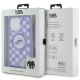 7. Karl Lagerfeld IML Crossbody Monogram Karl & Choupette Head MagSafe Hülle für iPhone 15 Pro Max – Lila