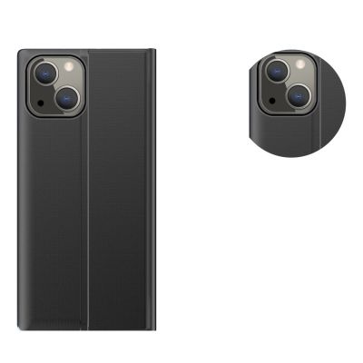 4. Sleep Case Booktype Case Smart Schutzhülle Aufklappbare Hülle für iPhone 13 mini schwarz