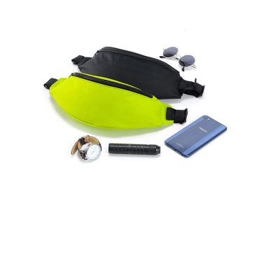 9. Bauchtasche Joggingtasche Gürteltasche Sporttasche Lauftasche für Schlüssel Brieftasche Dokumente schwarz