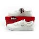 10. Lee Cooper Herren-Sportschuhe, modische weiße Sneaker, bequem