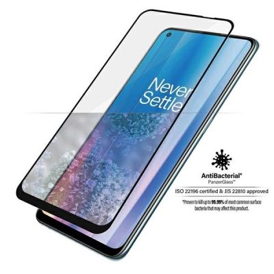 3. PanzerGlass E2E Super+ gehärtetes Glas auf OnePlus Nord CE 2 – mit schwarzem Rahmen