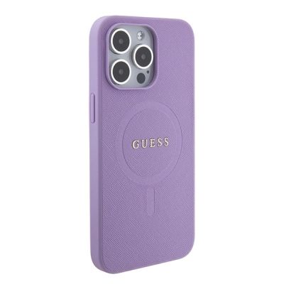 4. Guess GUHMP15XPSAHMCU iPhone 15 Pro Max 6,7" lila/lila Hardcase Saffiano MagSafe