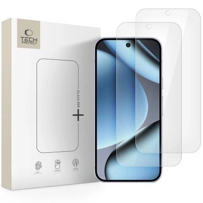 Tech-Protect Glass Fit+ 2er-Pack Panzerglas für Google Pixel 9 Pro XL / 10 Pro XL - Transparent