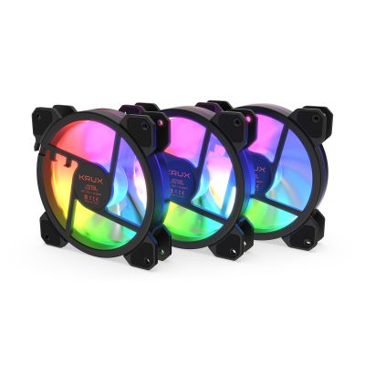 3. KRUX Lunar ARGB KIT 3x120 MM Lüfterset