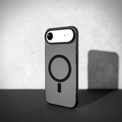 9. Puro Daylight Magsafe kompatible Silikonhülle für iPhone 17 Air – durchscheinendes Schwarz