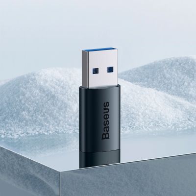 8. Baseus Ingenuity Series Mini-Adapter USB 3.1 OTG auf USB Typ C Blau (ZJJQ000103)