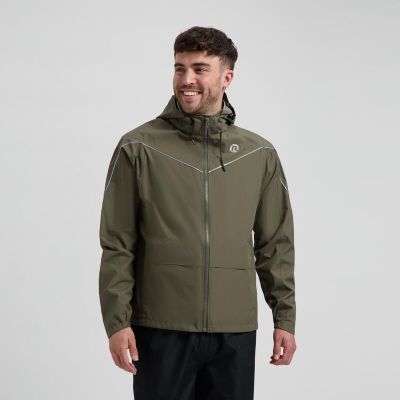3. Rogelli ESSENTIAL Regenjacke grün L