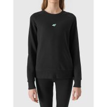 Mädchen-Sweatshirt aus Bio-Baumwolle, ohne Reißverschluss, ohne Kapuze, 4F Junior