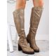 3. M. Daszyński Stiefel mit Blockabsatz W SAN29B SA218-4