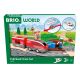 Brio-Eisenbahnset mit Rückziehzug