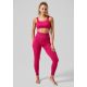 5. CASALL Scallop High Waist Nahtlose Strumpfhose Leggings Rosa