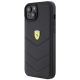 2. Ferrari FEHCP15MRDUK iPhone 15 Plus 6,7" schwarz/schwarzes Hardcase mit gestepptem Metalllogo