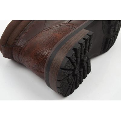 3. Wrangler Herrenschuhe George Stiefeletten, braune Stiefeletten mit Reißverschluss