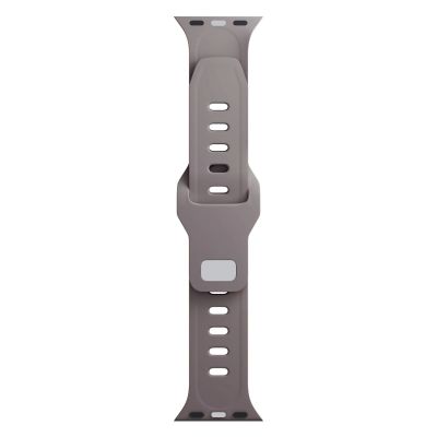 4. 3mk Silikon- Watch für Apple Watch 42/44/45/49 mm – Braun